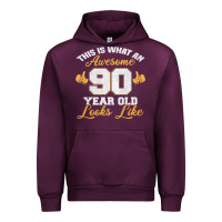 Mauve Wine 90th birthday novelty gift awesome 90 year old t shirt Urban Hoodie - linhVisuals