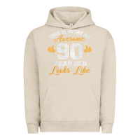Pigment French Oak 90th birthday novelty gift awesome 90 year old t shirt Urban Hoodie - linhVisuals