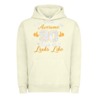 Pigment Pistachio 90th birthday novelty gift awesome 90 year old t shirt Urban Hoodie - linhVisuals