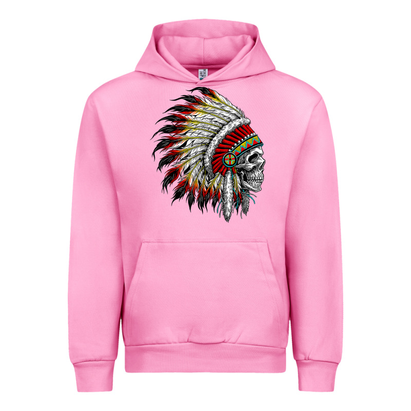 Native American Indian Chief Skull Motorcycle Headdress  T Shirt Urban Hoodie by linhVisuals | Teevron