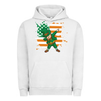 Pigment Lunar Rock dabbing leprechaun irish american flag Urban Hoodie - linhVisuals