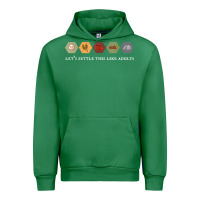 Emerald let's settle this like adults board game night shirt Urban Hoodie - linhVisuals