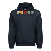 Navy let's settle this like adults board game night shirt Urban Hoodie - linhVisuals