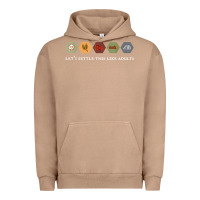 Pigment Burro let's settle this like adults board game night shirt Urban Hoodie - linhVisuals