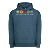 Pigment Midnight Navy let's settle this like adults board game night shirt Urban Hoodie - linhVisuals