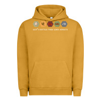 Pigment Peanut Butter let's settle this like adults board game night shirt Urban Hoodie - linhVisuals