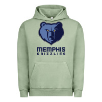 Pigment Oil Green suitable-memphis-grizzlies-worn Urban Hoodie - linhVisuals