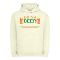 Pigment Pistachio i just want to drink with my friends Urban Hoodie - linhVisuals