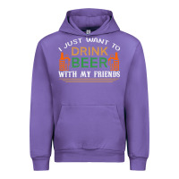 Tulip i just want to drink with my friends Urban Hoodie - linhVisuals