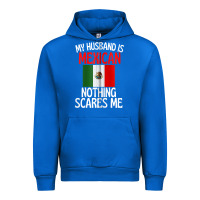 Cobalt my husband is mexican nothing scares me funny husband zip hoodie Urban Hoodie - linhVisuals