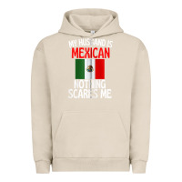 Pigment French Oak my husband is mexican nothing scares me funny husband zip hoodie Urban Hoodie - linhVisuals