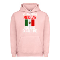 Pigment Salmon my husband is mexican nothing scares me funny husband zip hoodie Urban Hoodie - linhVisuals