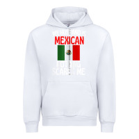 White my husband is mexican nothing scares me funny husband zip hoodie Urban Hoodie - linhVisuals