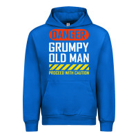 Cobalt funny danger grumpy old man sarcastic saying, retirement t shirt Urban Hoodie - linhVisuals
