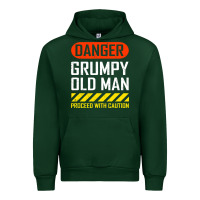 Forest Green funny danger grumpy old man sarcastic saying, retirement t shirt Urban Hoodie - linhVisuals