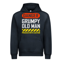 Navy funny danger grumpy old man sarcastic saying, retirement t shirt Urban Hoodie - linhVisuals