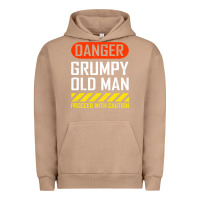 Pigment Burro funny danger grumpy old man sarcastic saying, retirement t shirt Urban Hoodie - linhVisuals