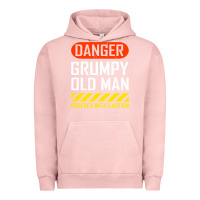 Pigment Salmon funny danger grumpy old man sarcastic saying, retirement t shirt Urban Hoodie - linhVisuals