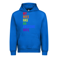 Cobalt my wife has an awesome wife funny lesbian wedding gift t shirt Urban Hoodie - linhVisuals