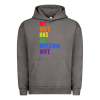 Pigment Tornado my wife has an awesome wife funny lesbian wedding gift t shirt Urban Hoodie - linhVisuals