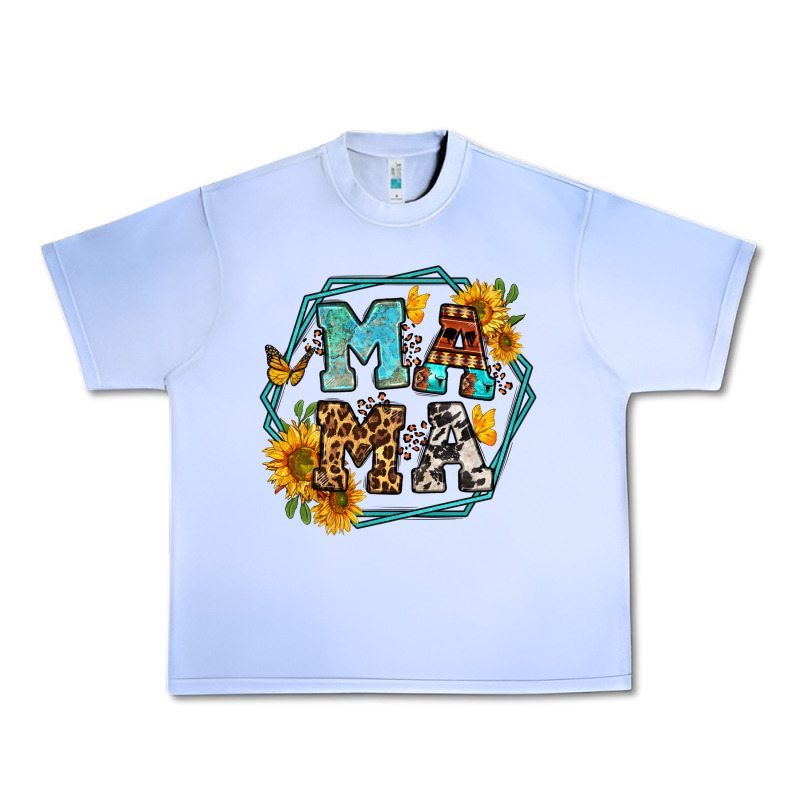 Sunflowers Hexagon Frame Mama Urban Heavy Tee by Jasminsmagicworld | Teevron
