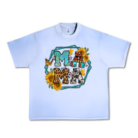 Grape Ice sunflowers hexagon frame mama Urban Heavy Tee - Jasminsmagicworld