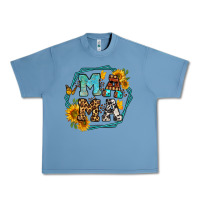 Pebble Blue sunflowers hexagon frame mama Urban Heavy Tee - Jasminsmagicworld