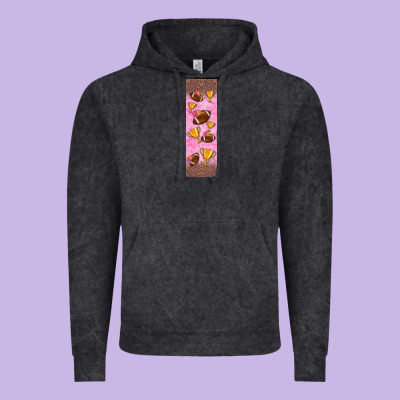 American Football With Lightning Bolt  Pen Wrap Vintage Hoodie Designed By Bundleandbundleshop