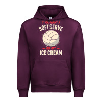 Mauve Wine funny volleyball if you want a soft serve volleyball t shirt Urban Hoodie - linhVisuals