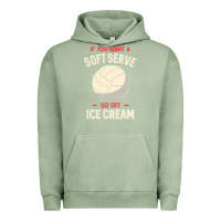 Pigment Oil Green funny volleyball if you want a soft serve volleyball t shirt Urban Hoodie - linhVisuals
