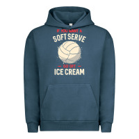 Pigment Midnight Navy funny volleyball if you want a soft serve volleyball t shirt Urban Hoodie - linhVisuals