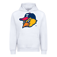 White suitable-toledo-mud-hens-worn Urban Hoodie - linhVisuals