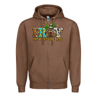Chestnut pray more worry less with church Zipper Hoodie - AdoDesignShop