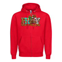 Red pray more worry less with church Zipper Hoodie - AdoDesignShop