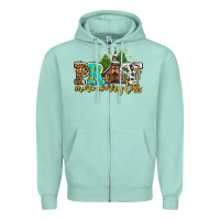 Seafoam pray more worry less with church Zipper Hoodie - AdoDesignShop