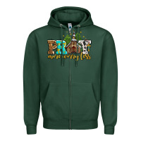 Sports Green pray more worry less with church Zipper Hoodie - AdoDesignShop