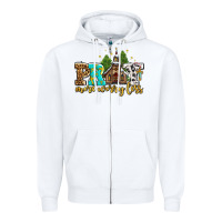 White pray more worry less with church Zipper Hoodie - AdoDesignShop