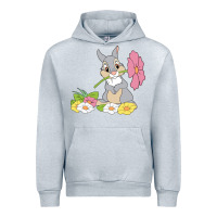 Heather Grey thumper Urban Hoodie - linhVisuals