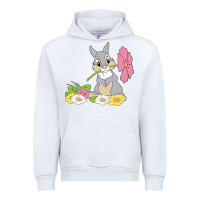 White thumper Urban Hoodie - linhVisuals