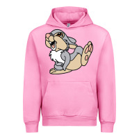 Fuchsia Pink thumper Urban Hoodie - linhVisuals