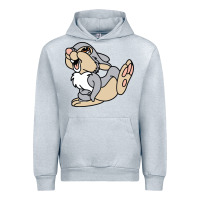 Heather Grey thumper Urban Hoodie - linhVisuals