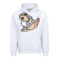 White thumper Urban Hoodie - linhVisuals