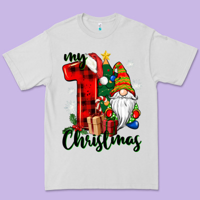 My First Christmas Gnome Premium Tee Designed By Cowgirlartshop