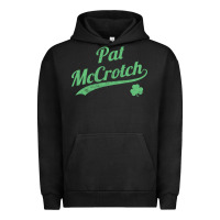 Pigment Black pat mccrotch funny st. patrick's day long sleeve t shirt Urban Hoodie - linhVisuals
