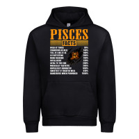 Black pisces facts t shirt pisces birthday gifts Urban Hoodie - linhVisuals