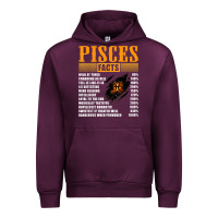 Mauve Wine pisces facts t shirt pisces birthday gifts Urban Hoodie - linhVisuals