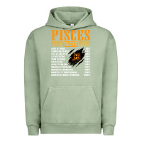 Pigment Oil Green pisces facts t shirt pisces birthday gifts Urban Hoodie - linhVisuals