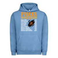 Pigment Pebble Blue pisces facts t shirt pisces birthday gifts Urban Hoodie - linhVisuals