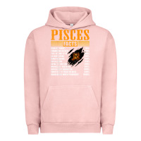 Pigment Salmon pisces facts t shirt pisces birthday gifts Urban Hoodie - linhVisuals