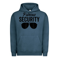 Pigment Midnight Navy princess security dad boyfriend husband pregnancy t shirt Urban Hoodie - linhVisuals